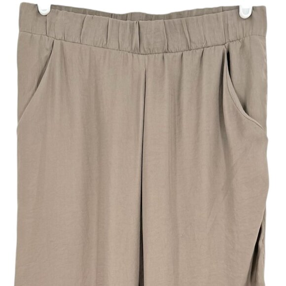 NWOT Show Me Your Mumu Women Brown Elastic Waist Lightweight Loungewear Pants M - Picture 3 of 10